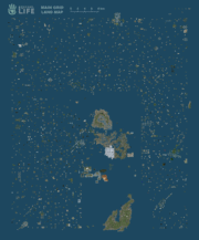 The Main Grid land map in March 2007.